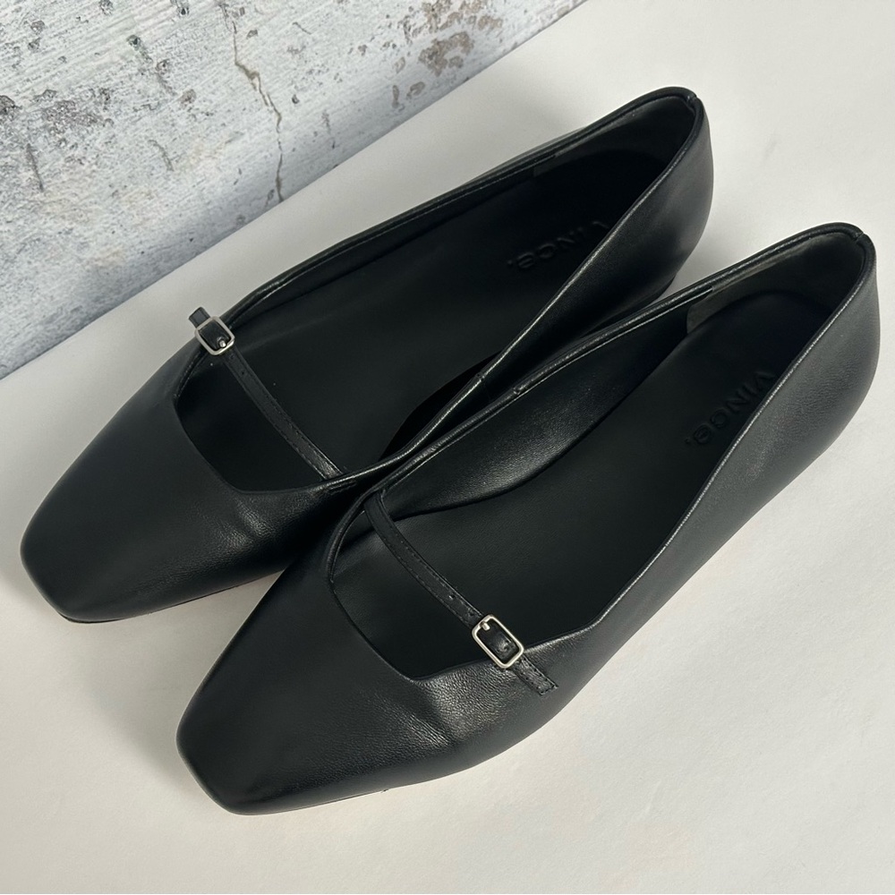 VINCE Bluebell-B Mary Jane Flat - Black - Picture 4 of 8